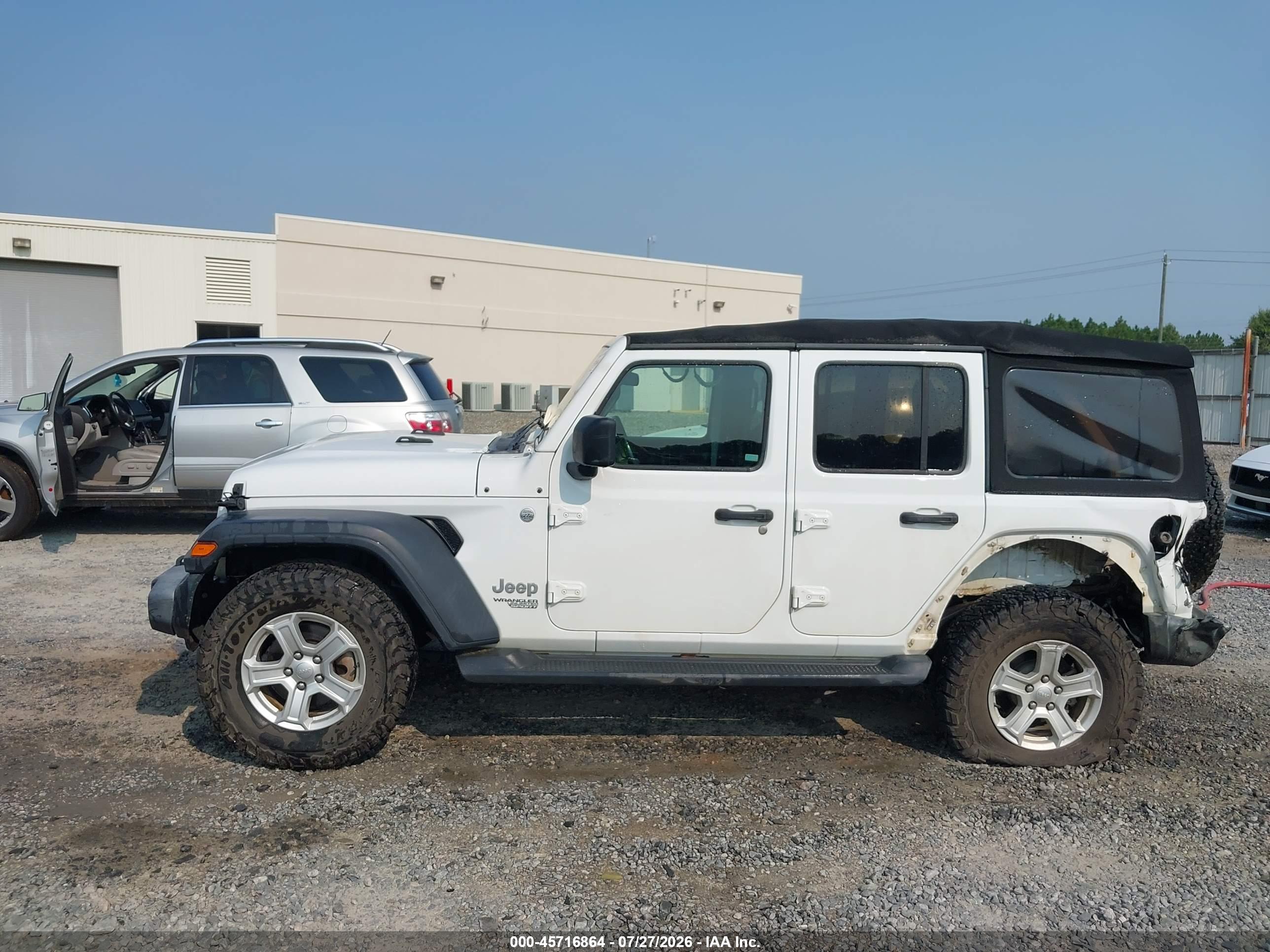 2020 JEEP WRANGLER UNLIMITED SPORT S 4X4