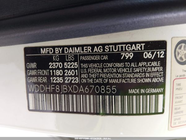 2013 MERCEDES-BENZ E 350 4MATIC