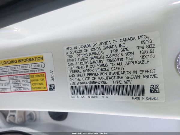 2024 HONDA CR-V EX-L AWD