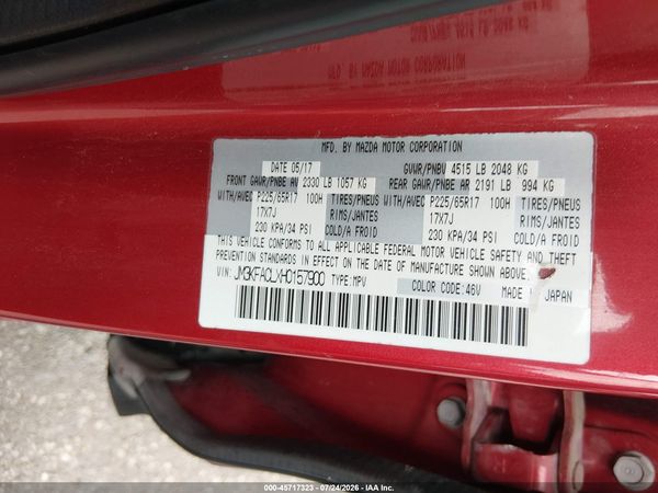 2017 MAZDA CX-5 TOURING