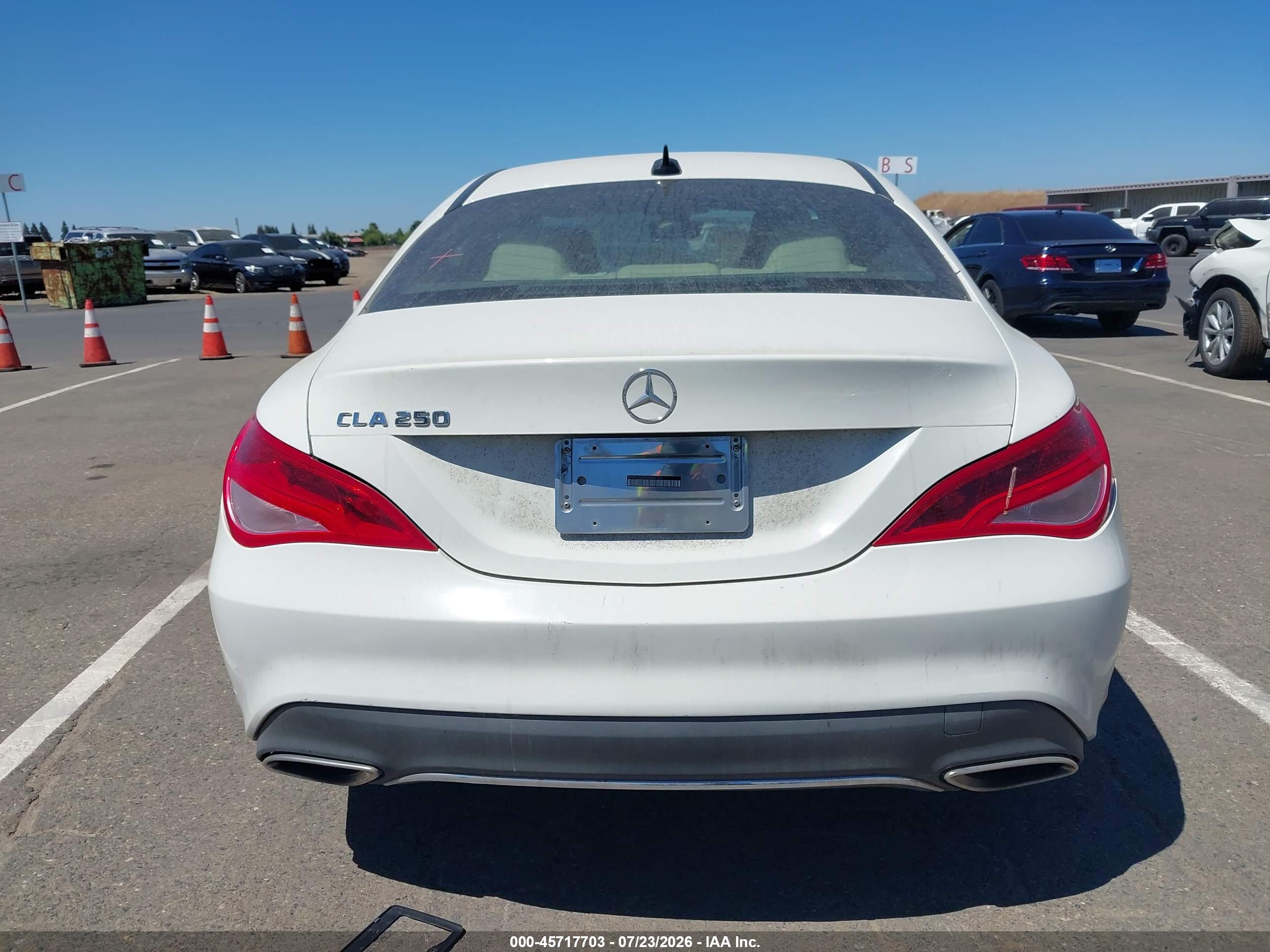 2017 MERCEDES-BENZ CLA 250 CLA250
