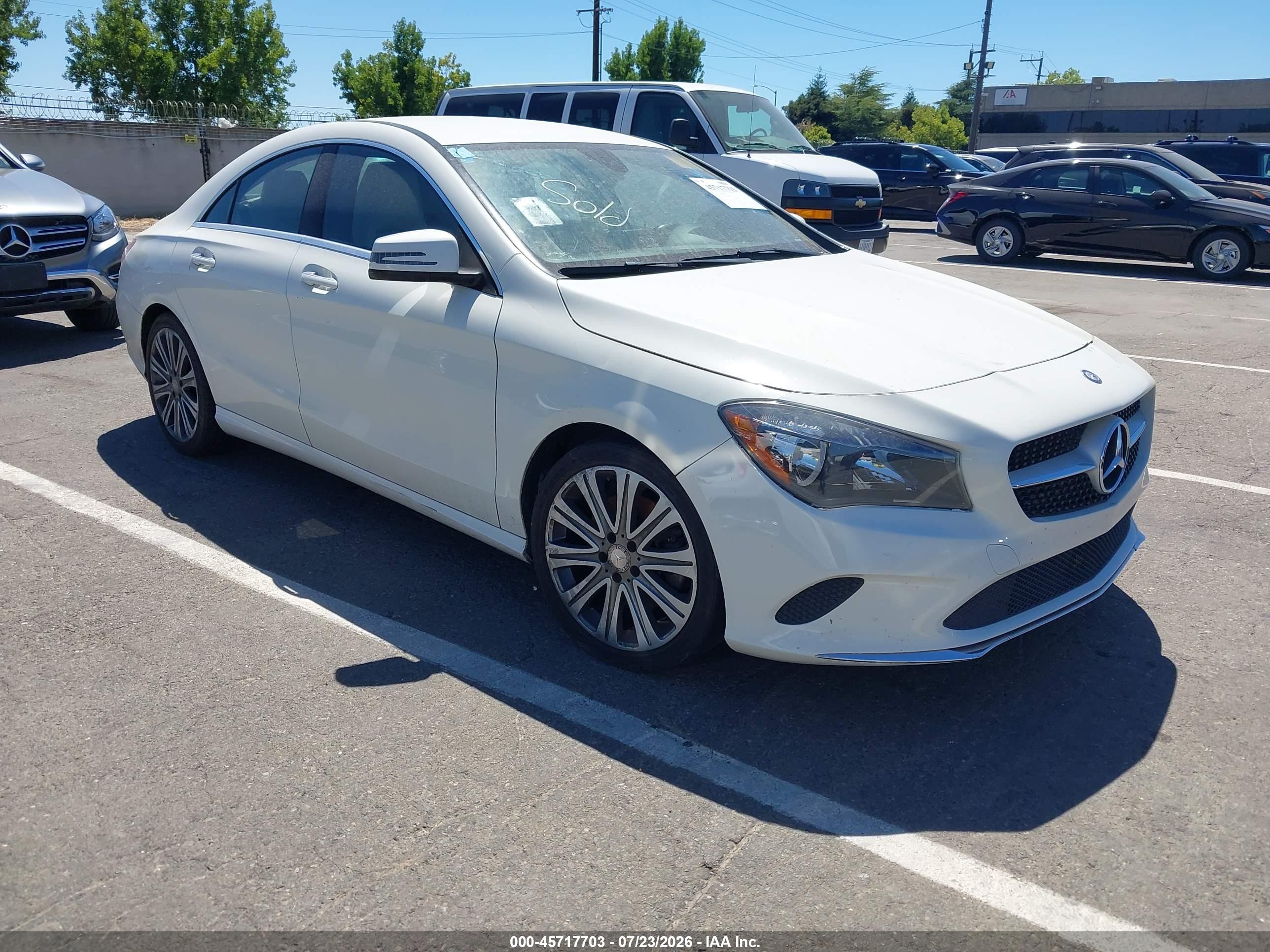 2017 MERCEDES-BENZ CLA 250 CLA250