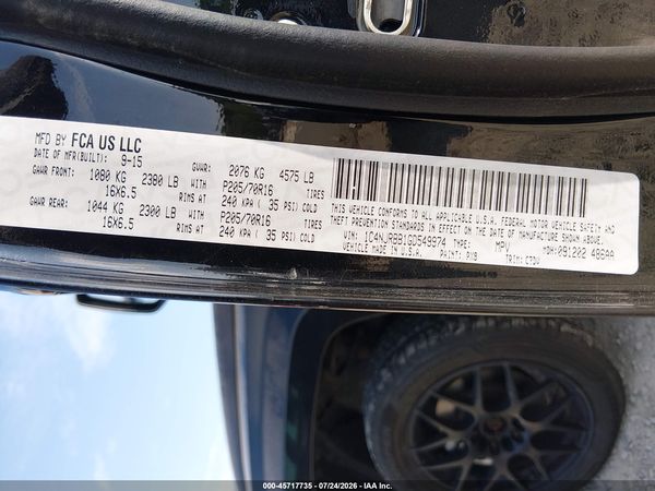 2016 JEEP PATRIOT SPORT