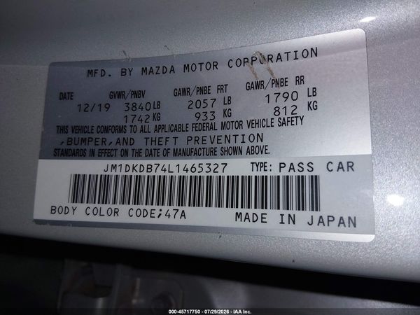 2020 MAZDA CX-3 SPORT