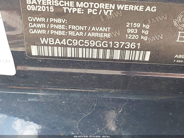2016 BMW 428I GRAN COUPE XDRIVE