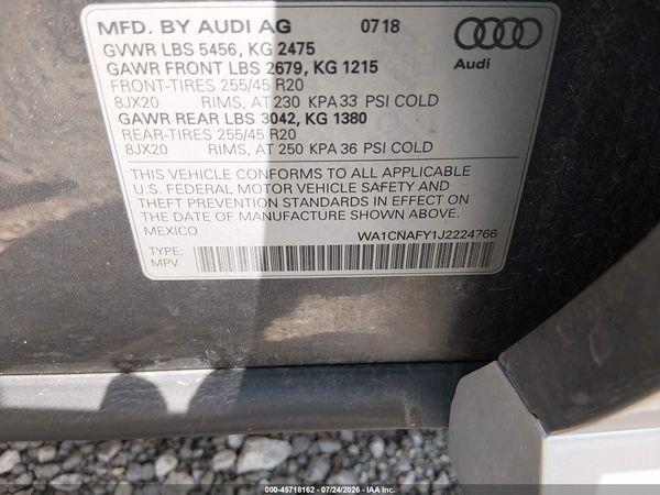 2018 AUDI Q5