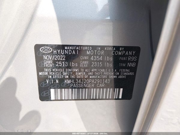 2023 HYUNDAI SONATA LIMITED
