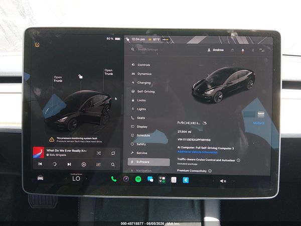 2023 TESLA MODEL 3 REAR-WHEEL DRIVE