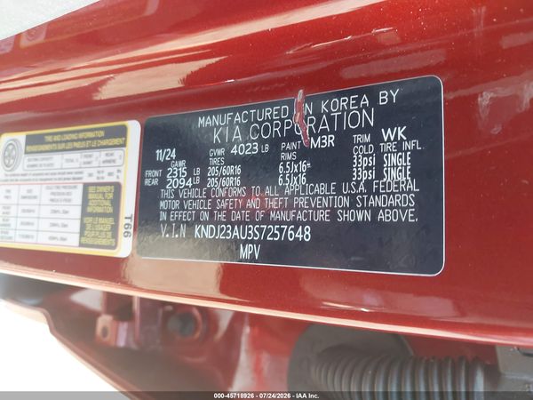 2025 KIA SOUL LX