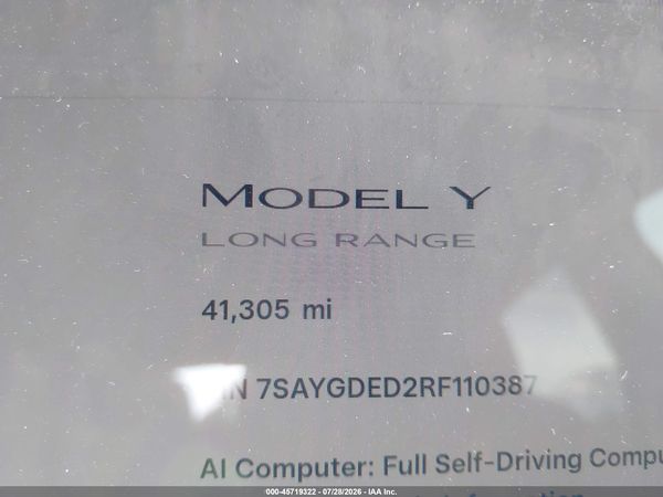 2024 TESLA MODEL Y