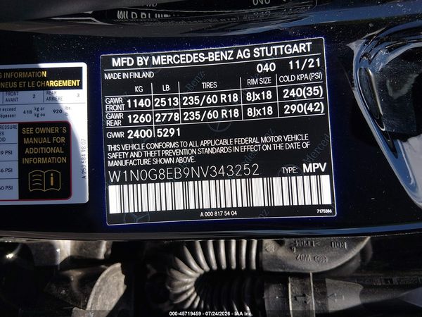 2022 MERCEDES-BENZ GLC 300 4MATIC SUV