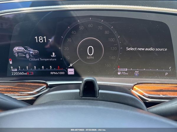 2022 CADILLAC ESCALADE ESV 4WD PREMIUM LUXURY