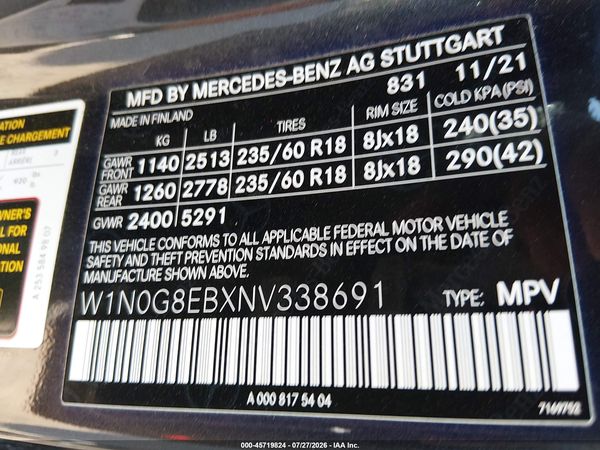 2022 MERCEDES-BENZ GLC 300 4MATIC SUV