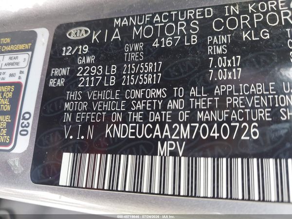 2021 KIA SELTOS S