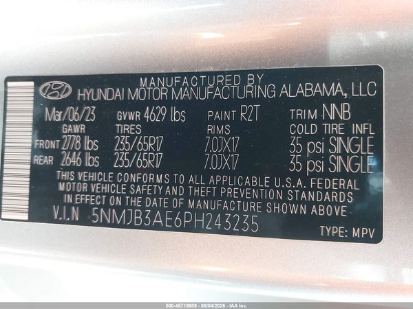 2023 HYUNDAI TUCSON SEL