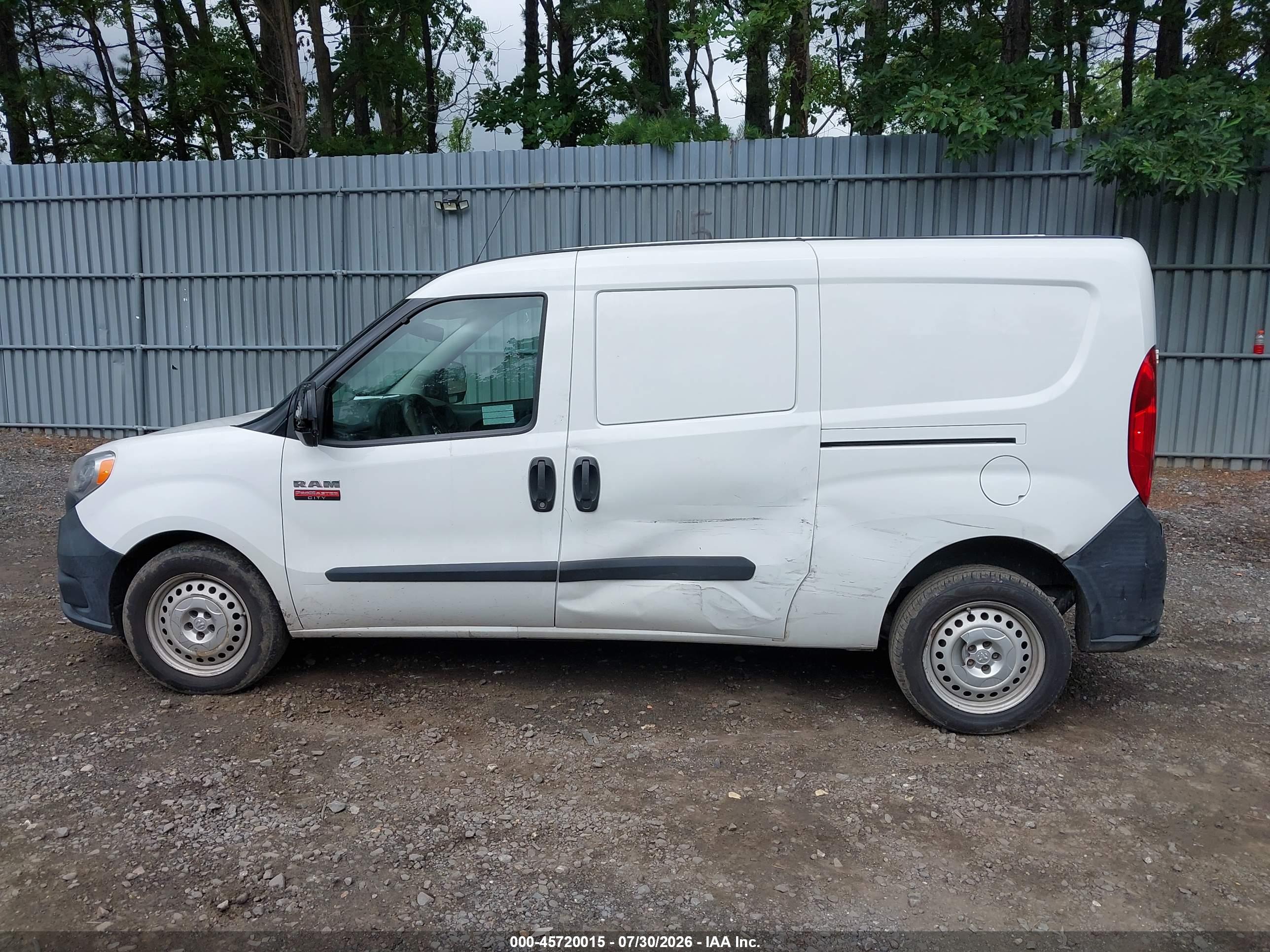 2019 RAM PROMASTER CITY TRADESMAN