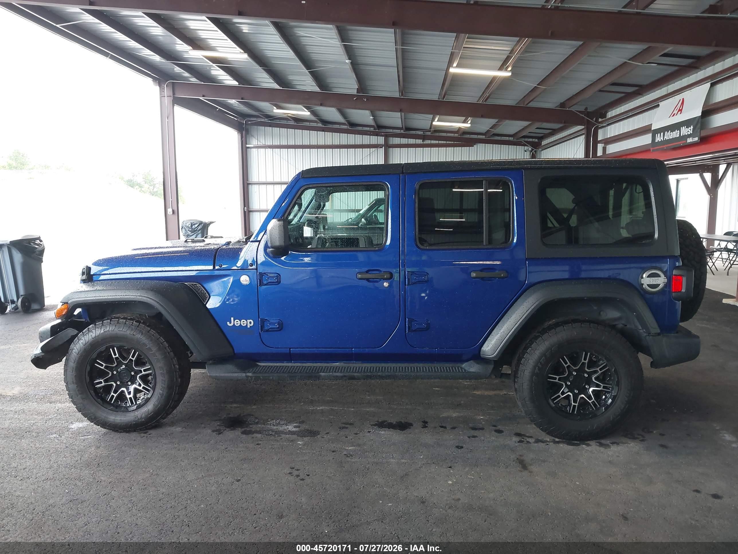 2019 JEEP WRANGLER UNLIMITED SPORT S 4X4