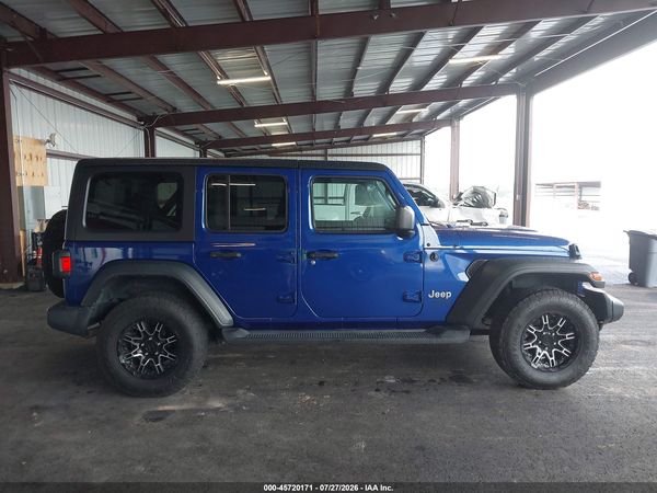 2019 JEEP WRANGLER UNLIMITED SPORT S 4X4