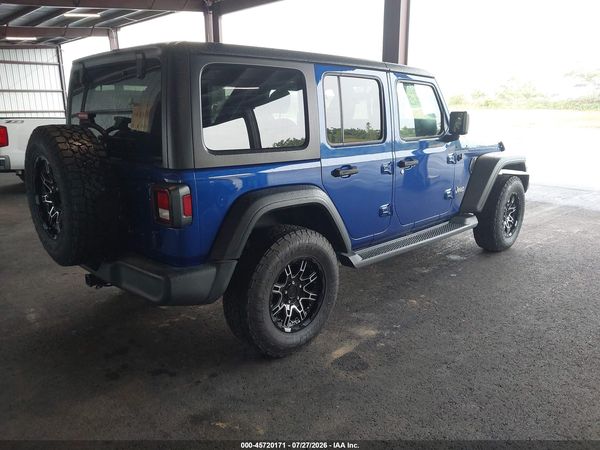 2019 JEEP WRANGLER UNLIMITED SPORT S 4X4