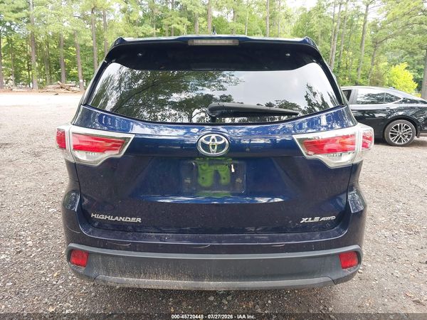 2016 TOYOTA HIGHLANDER XLE V6