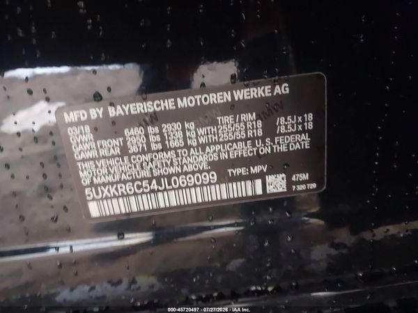 2018 BMW X5 XDRIVE50I