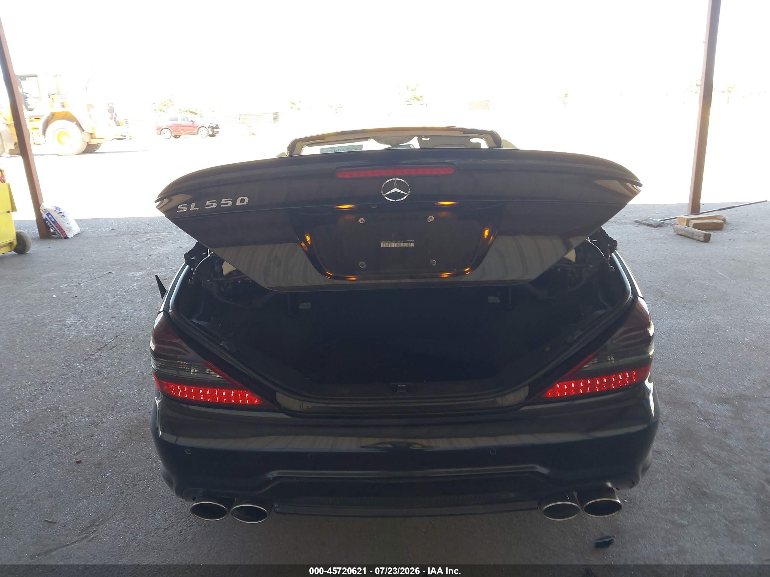 2011 MERCEDES-BENZ SL 550 SL550