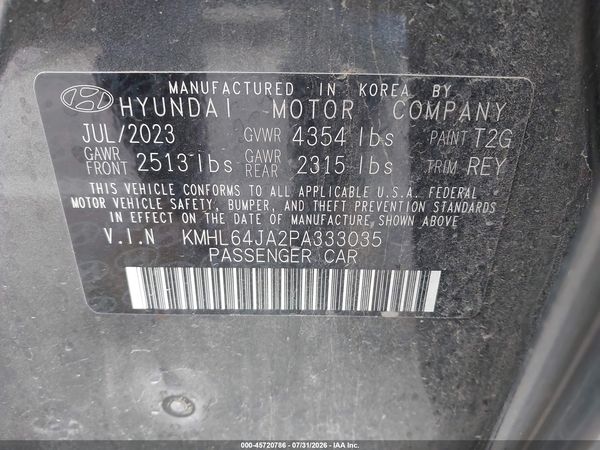 2023 HYUNDAI SONATA SEL