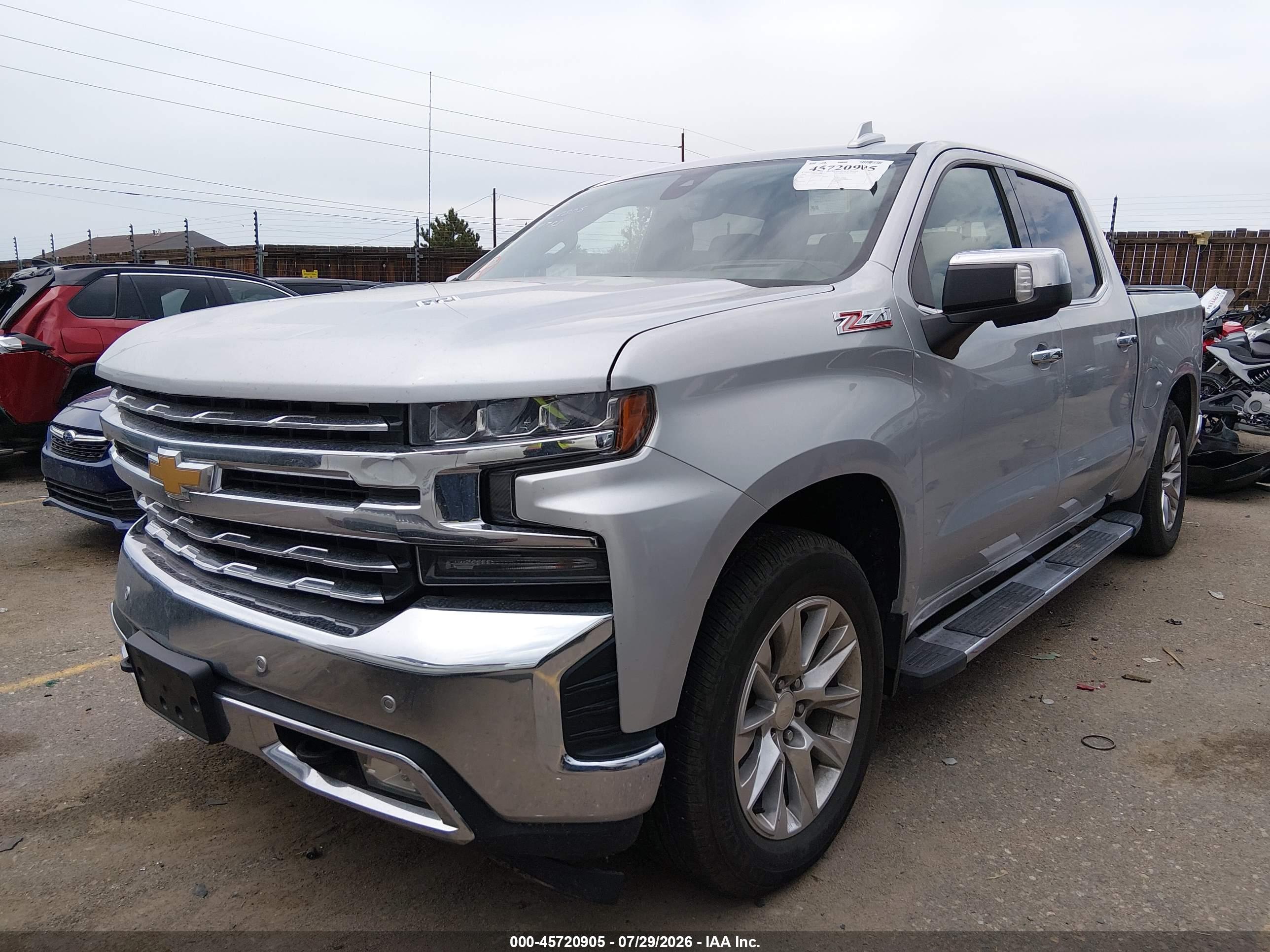 2020 CHEVROLET SILVERADO 1500 4WD  SHORT BED LTZ — I2