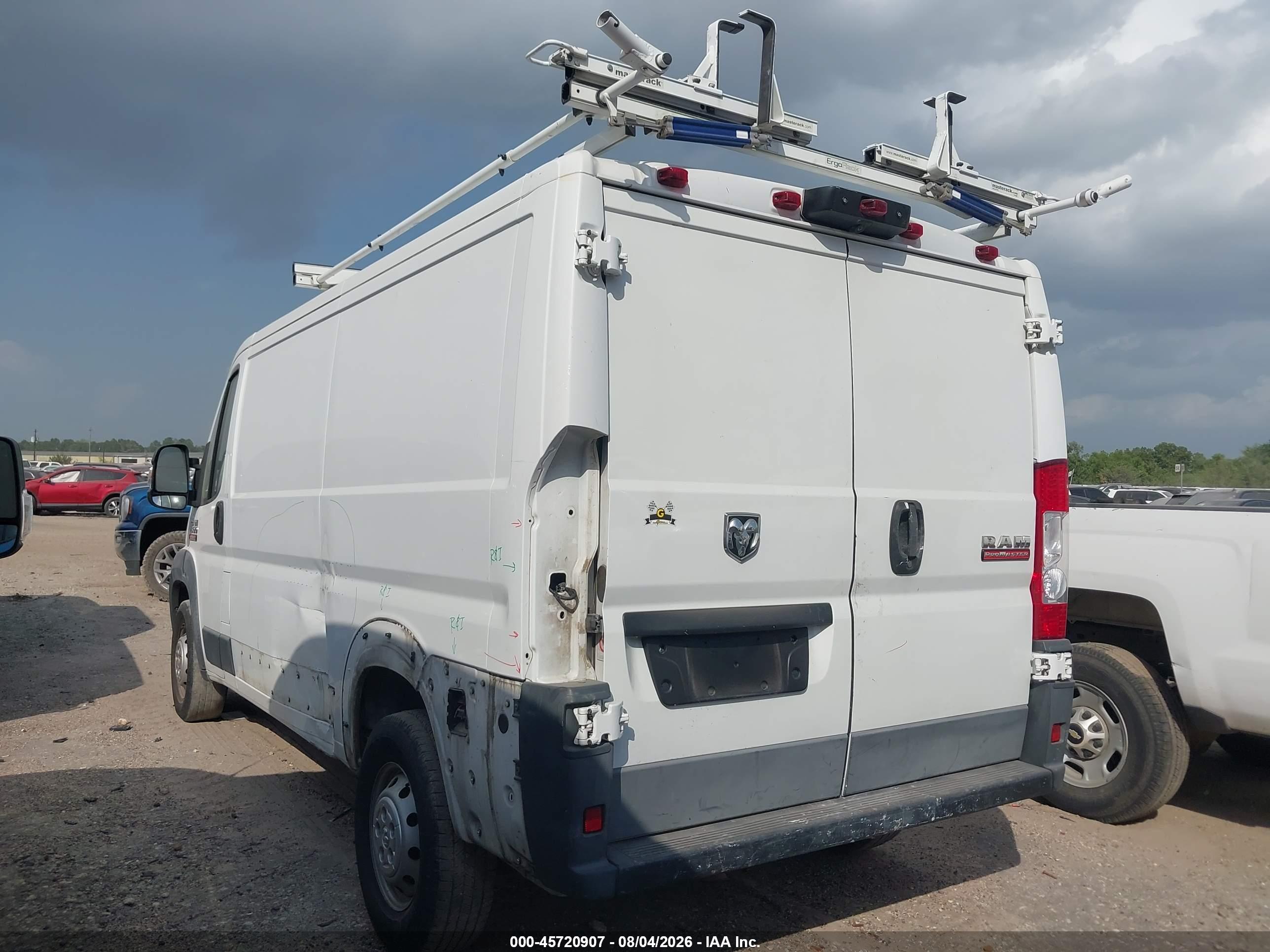 2017 RAM PROMASTER 1500 LOW ROOF 136 WB