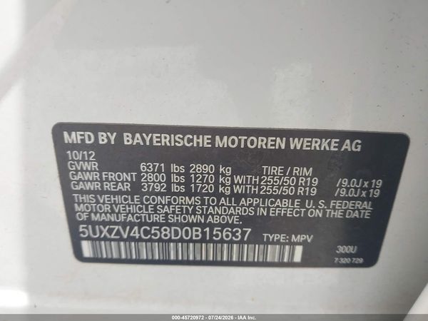 2013 BMW X5