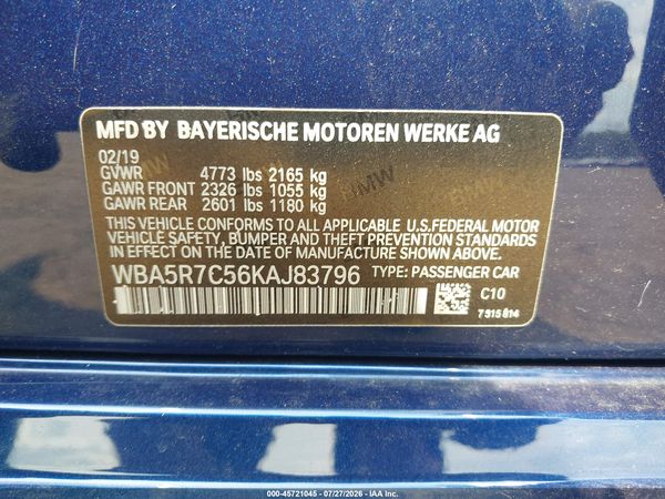 2019 BMW 330I XDRIVE