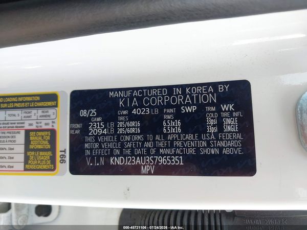 2025 KIA SOUL LX