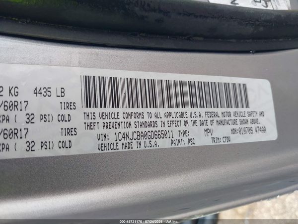2016 JEEP COMPASS SPORT