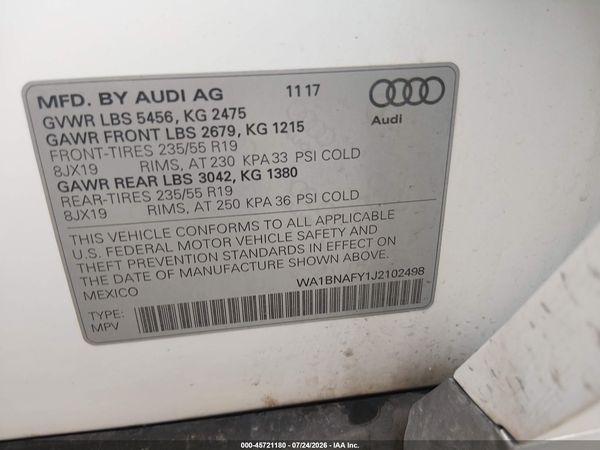 2018 AUDI Q5