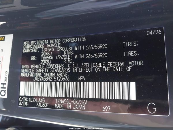 2026 TOYOTA 4RUNNER LIMITED