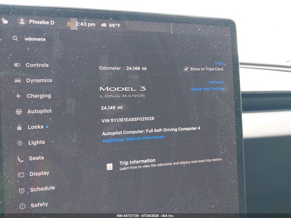 2025 TESLA MODEL 3