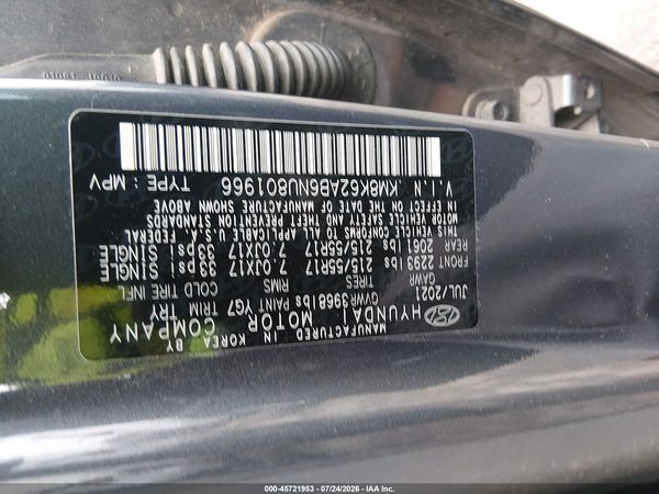 2022 HYUNDAI KONA SEL