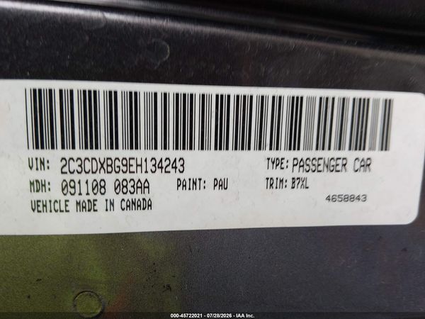 2014 DODGE CHARGER SE