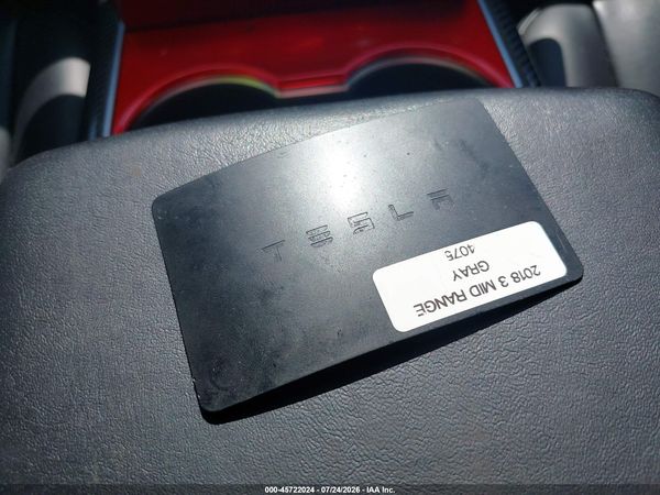 2018 TESLA MODEL 3 LONG RANGE/MID RANGE