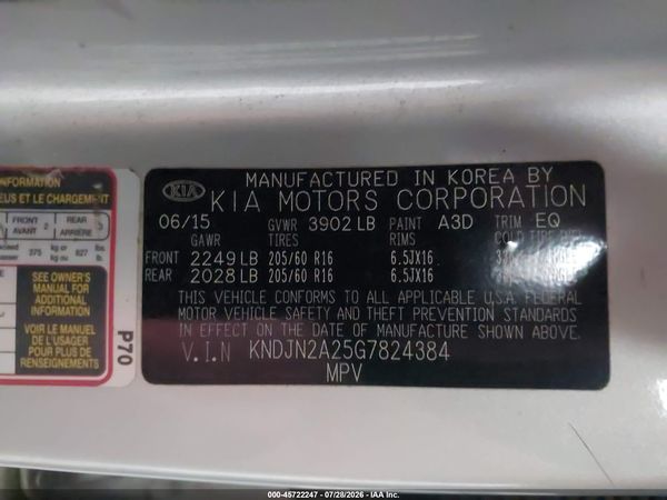 2016 KIA SOUL Plus