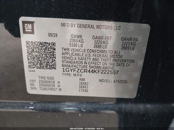 2019 CADILLAC XT4 PREMIUM LUXURY