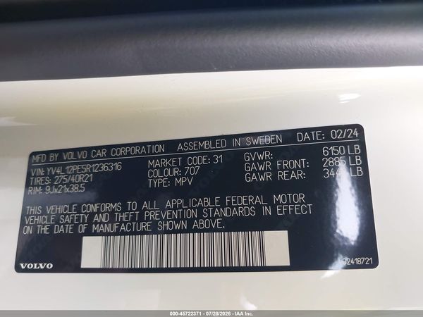 2024 VOLVO XC90 B5 PLUS BRIGHT THEME