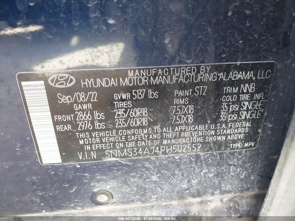 2023 HYUNDAI SANTA FE SEL
