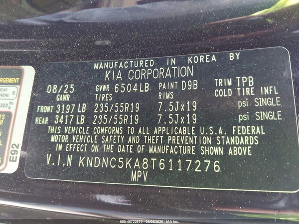 2026 KIA CARNIVAL MPV HYBRID EX