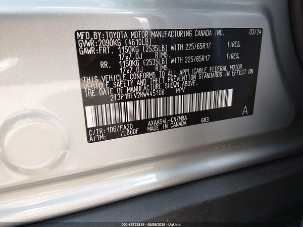 2024 TOYOTA RAV4 XLE