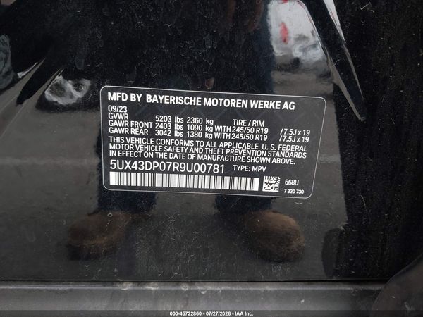 2024 BMW X3 SDRIVE30I