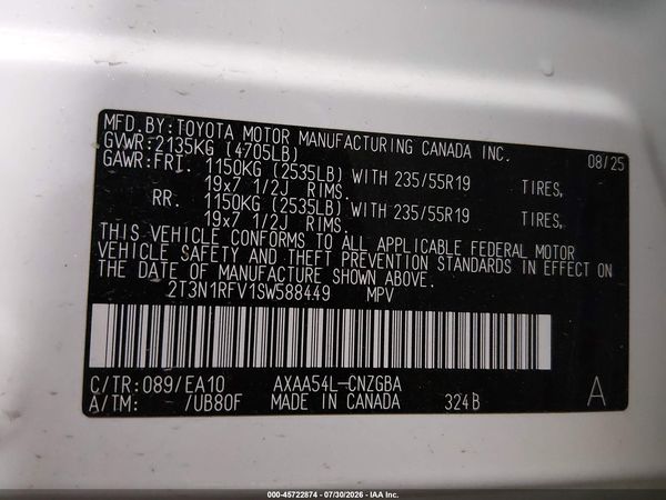 2025 TOYOTA RAV4 LIMITED