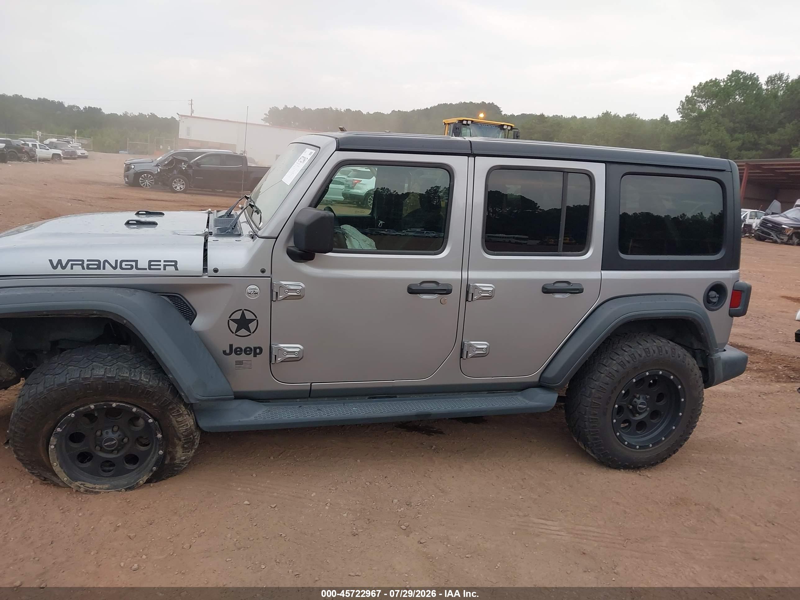 2018 JEEP WRANGLER UNLIMITED SPORT S 4X4