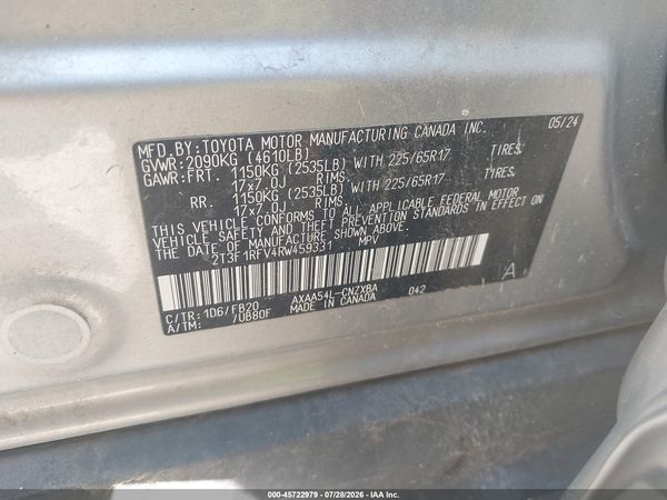2024 TOYOTA RAV4 LE