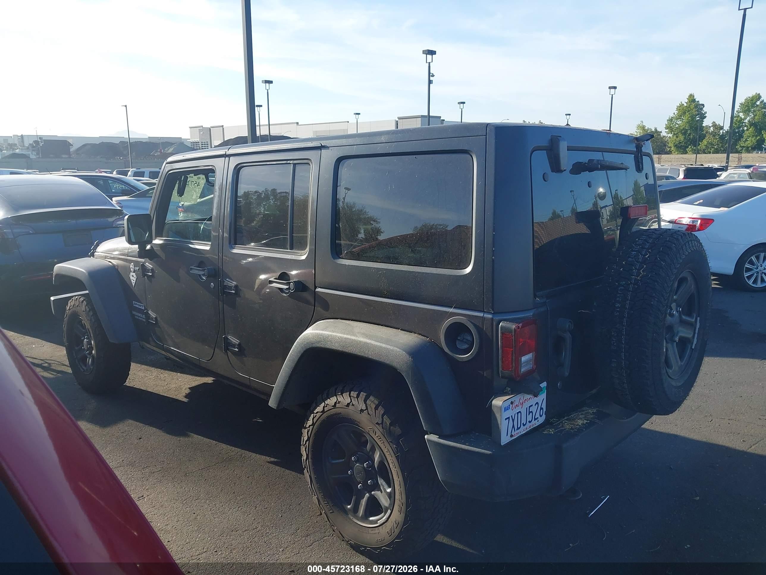 2017 JEEP WRANGLER UNLIMITED SPORT